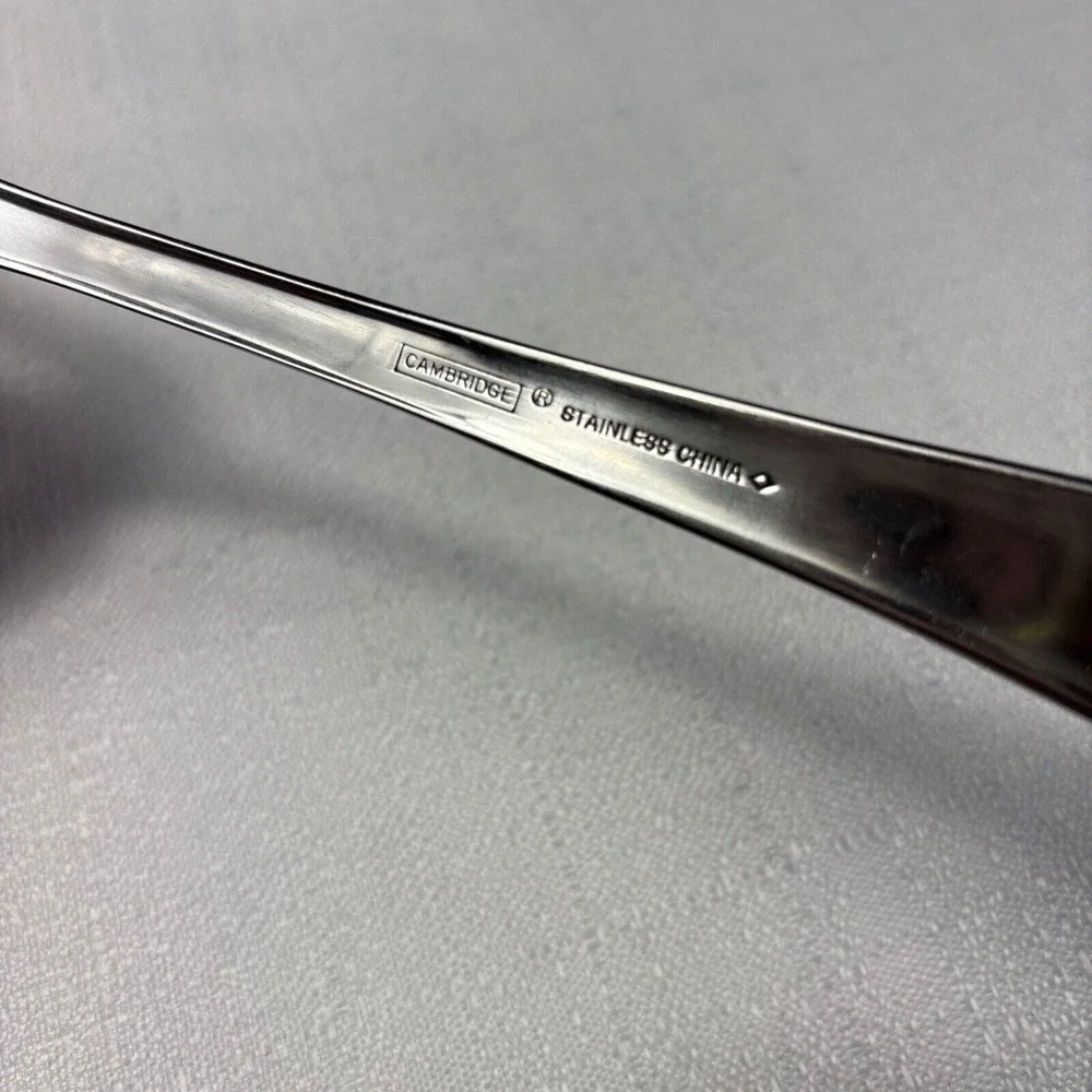 Cambridge Felicity Stainless‎ Steel Serving Fork Swirls Modern